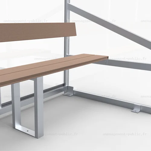 Banc de touche 6 places pour aménagement des stades